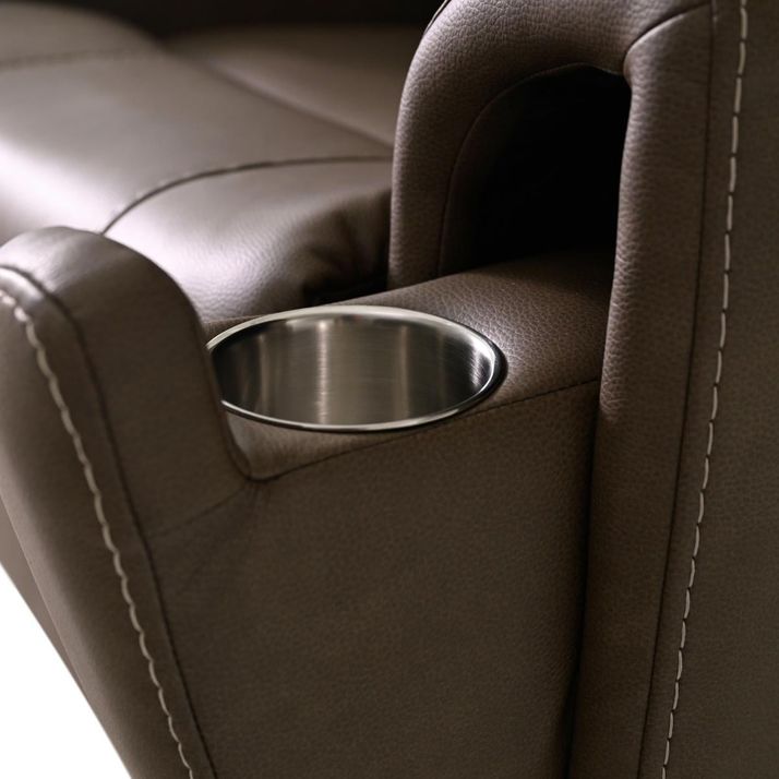 Picture of Cappuccino Console Loveseat