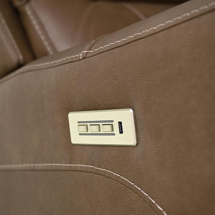 Picture of Cappuccino Console Loveseat