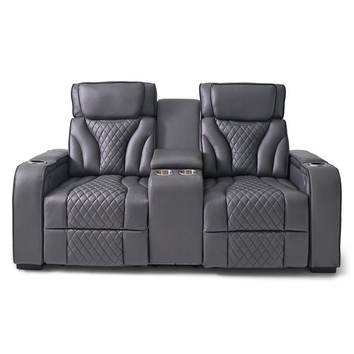 Picture of Blitz Slate Console Loveseat
