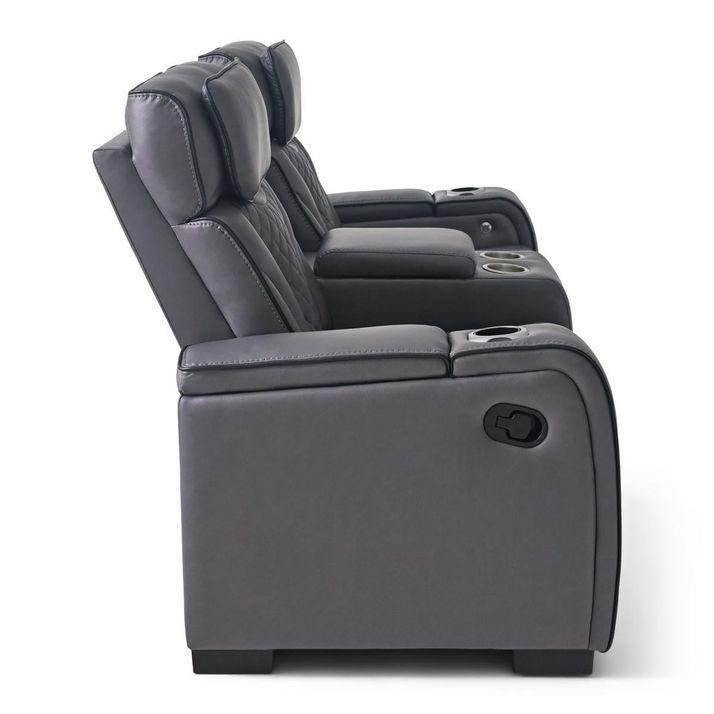 Picture of Blitz Slate Console Loveseat
