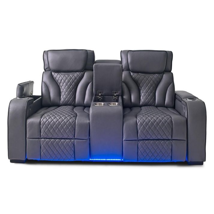 Picture of Blitz Slate Console Loveseat