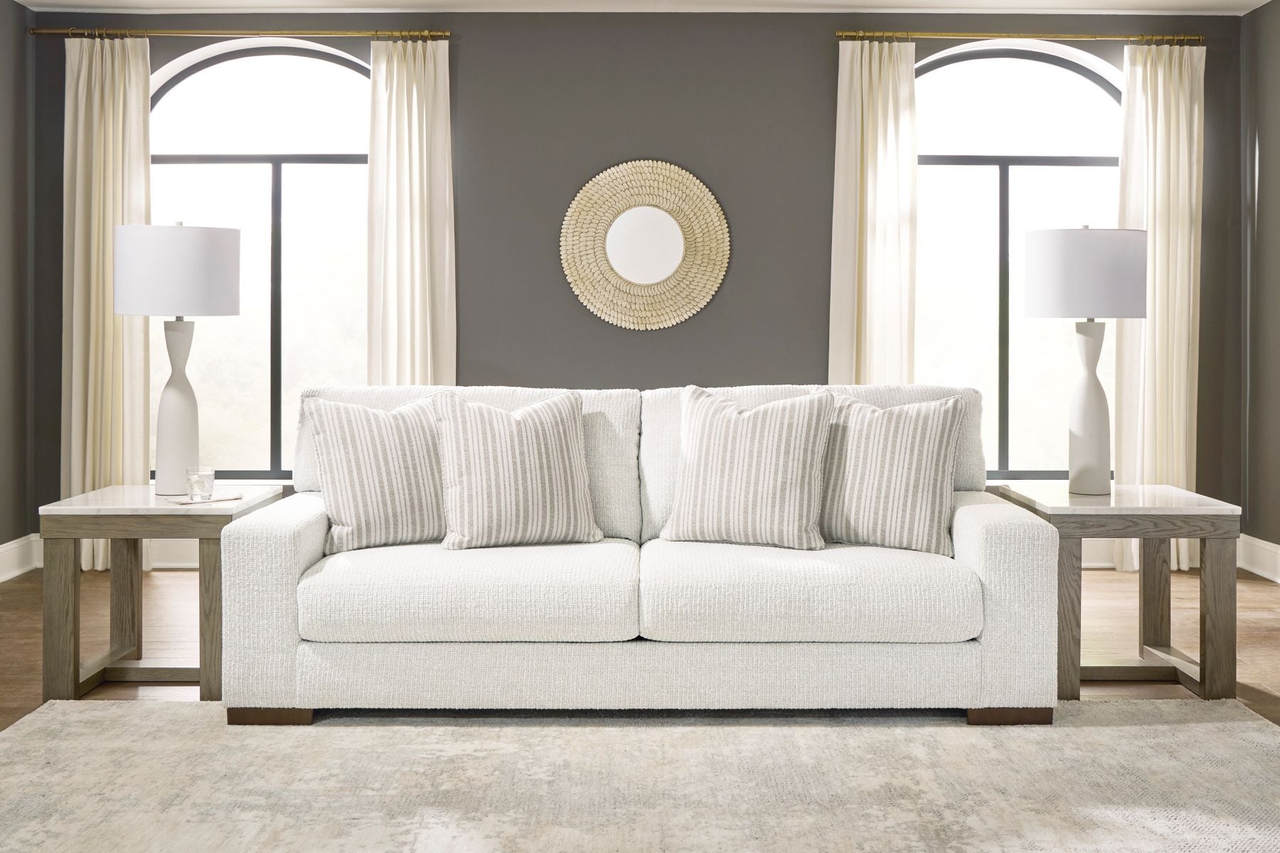 Hartside Frosted Sofa | The Furniture Mart