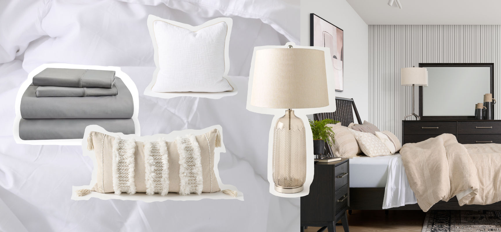 An Assortment of sleep accessories and bedroom decor to enhance your sleeping experience.