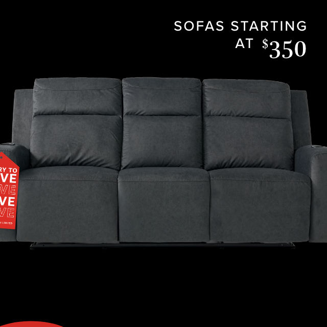 Sofas Starting at $350