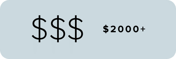 $2,000 +